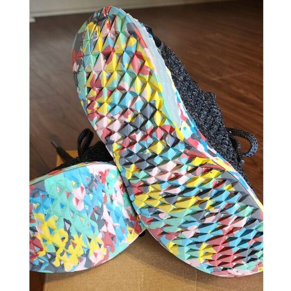 NWIB - NOBULL Women Size 8 Men 6.5 Wild Aspire Knit Runners WHITE - Picture 3 of 5